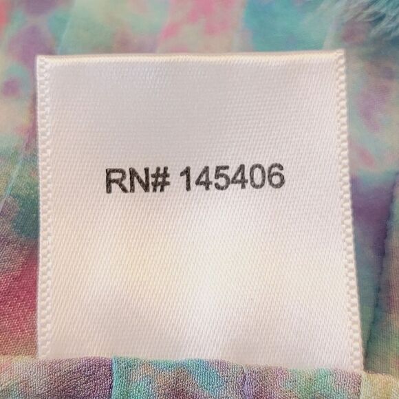 Anthropology Pepin Willa Multi Color Off The Shoulder Tye Dye Mini Dress Size 6 - Picture 10 of 10